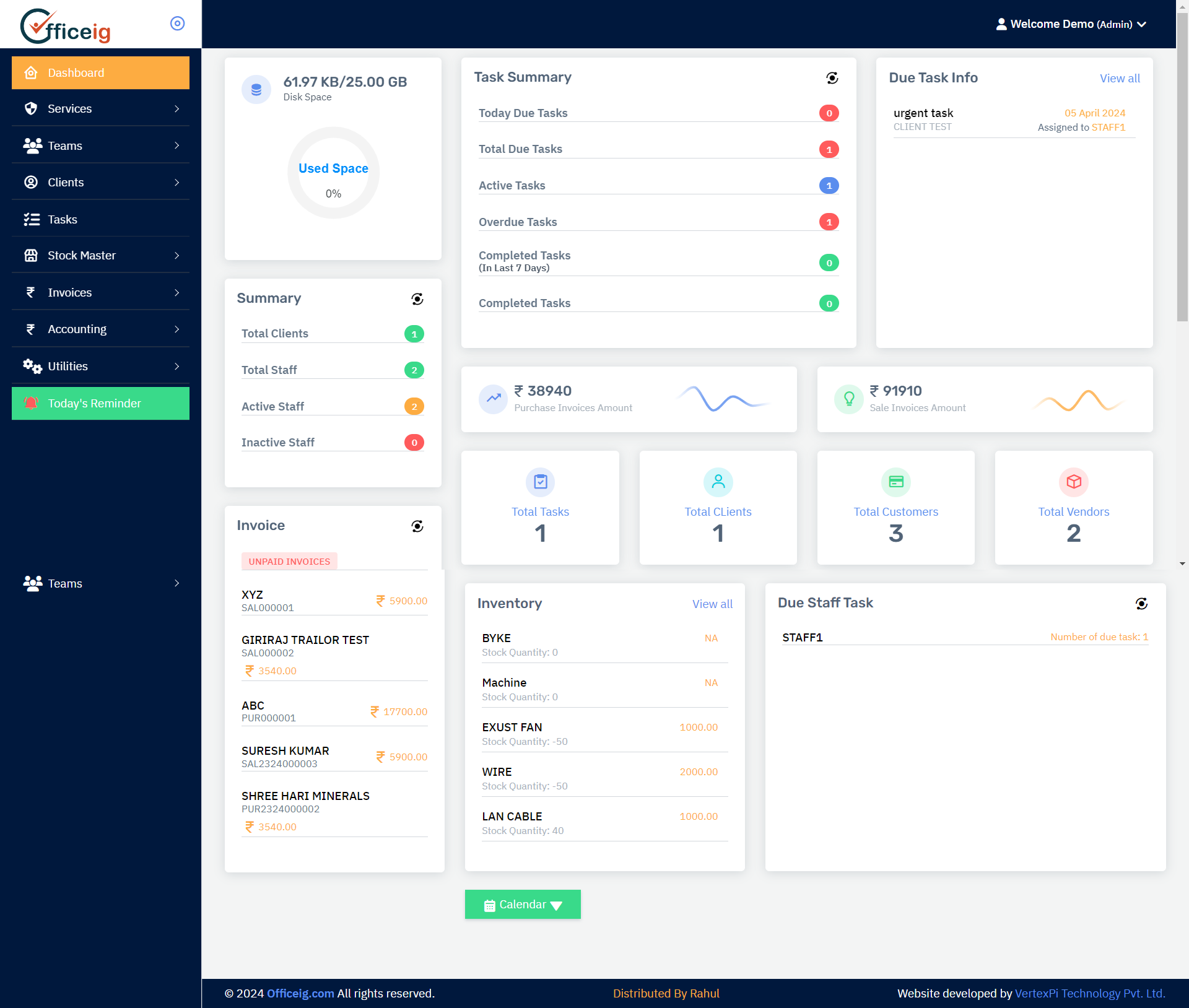 OfficeIG: Your All-in-One Solution for Billing,e-Invoicing, Inventory Management, and GST Compliance